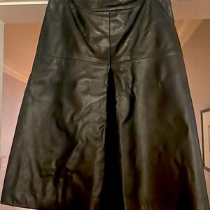 Leather Aline skirt